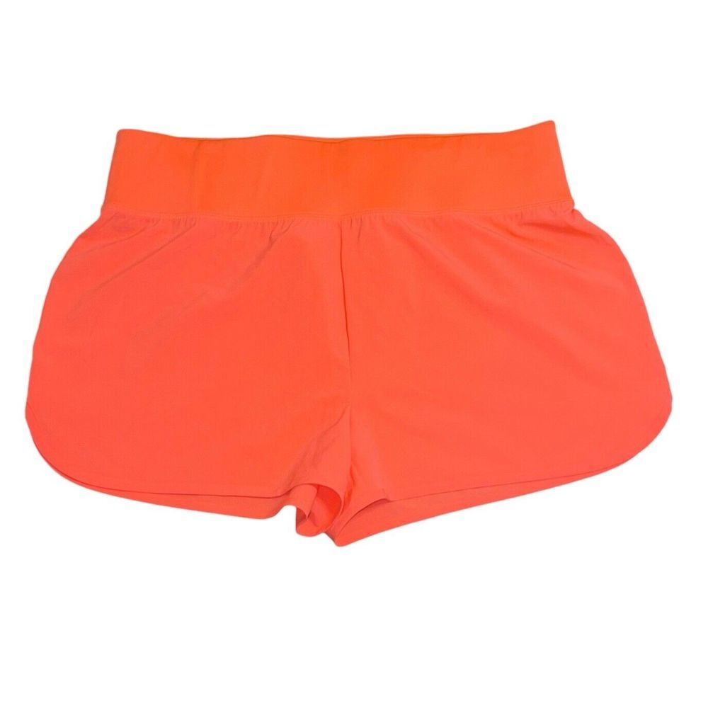T By Talbots Stretch Woven Athletic Shorts Women's Size XL Coral 3" Inseam‎